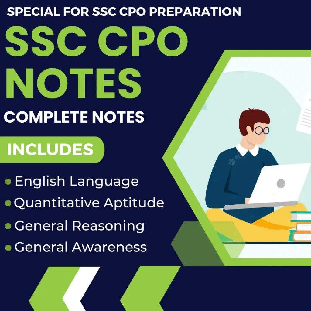SSC CPO Notes